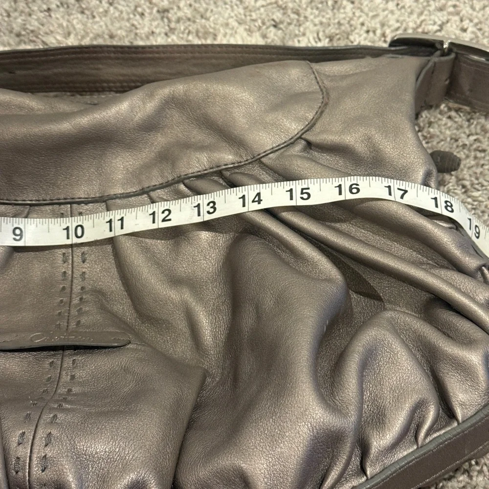 Cole‎ Haan Tan Hobo Bag with Slouchy Crescent Shape